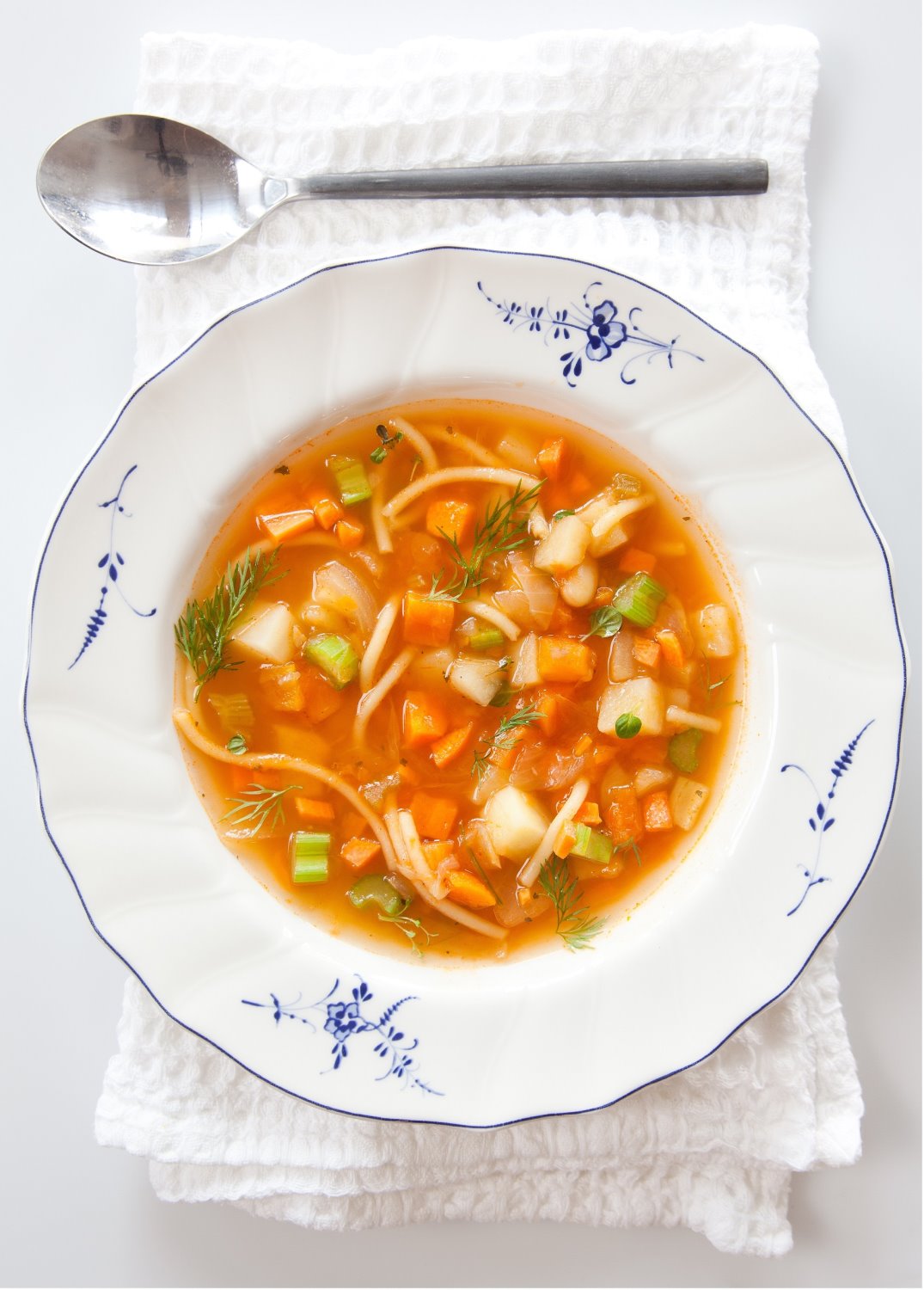 מרק מינוסטרה -מבושלת