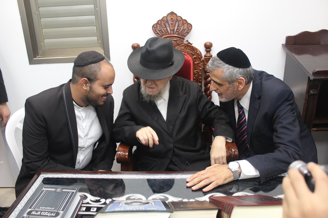 איתי גברא עם הרב מאיר מזוז והרב אלי ישי