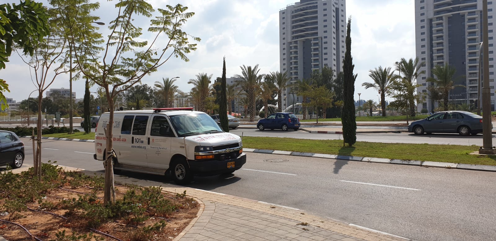 אמבולנס במקום