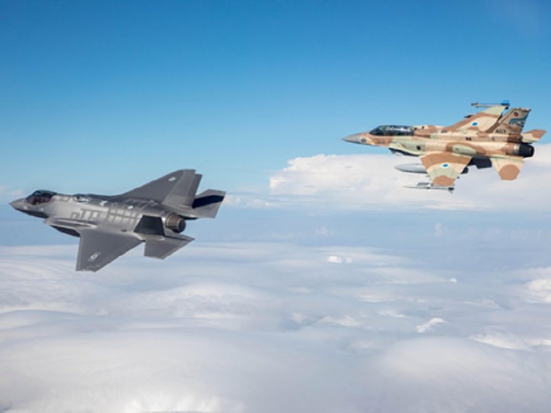 מטוסי ה"אדיר" וה"סופה" הישראליים - צילום: דובר צה"ל