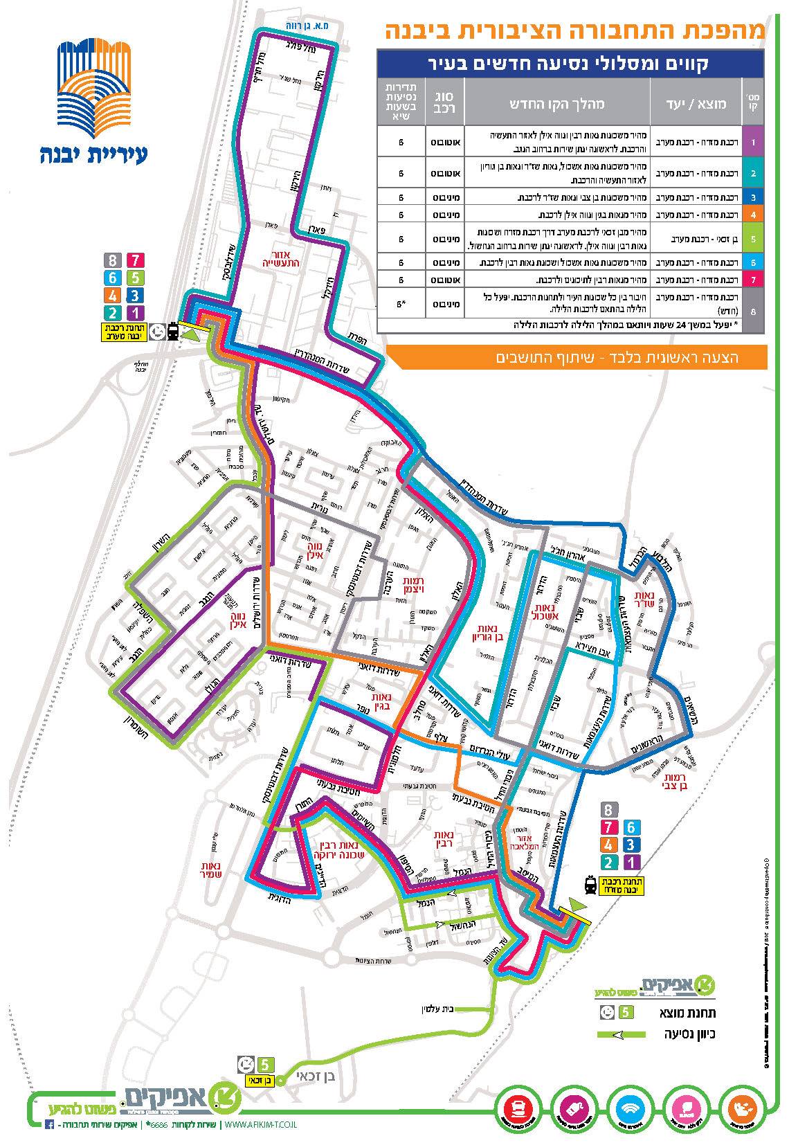 תכנית פריסת הקווים