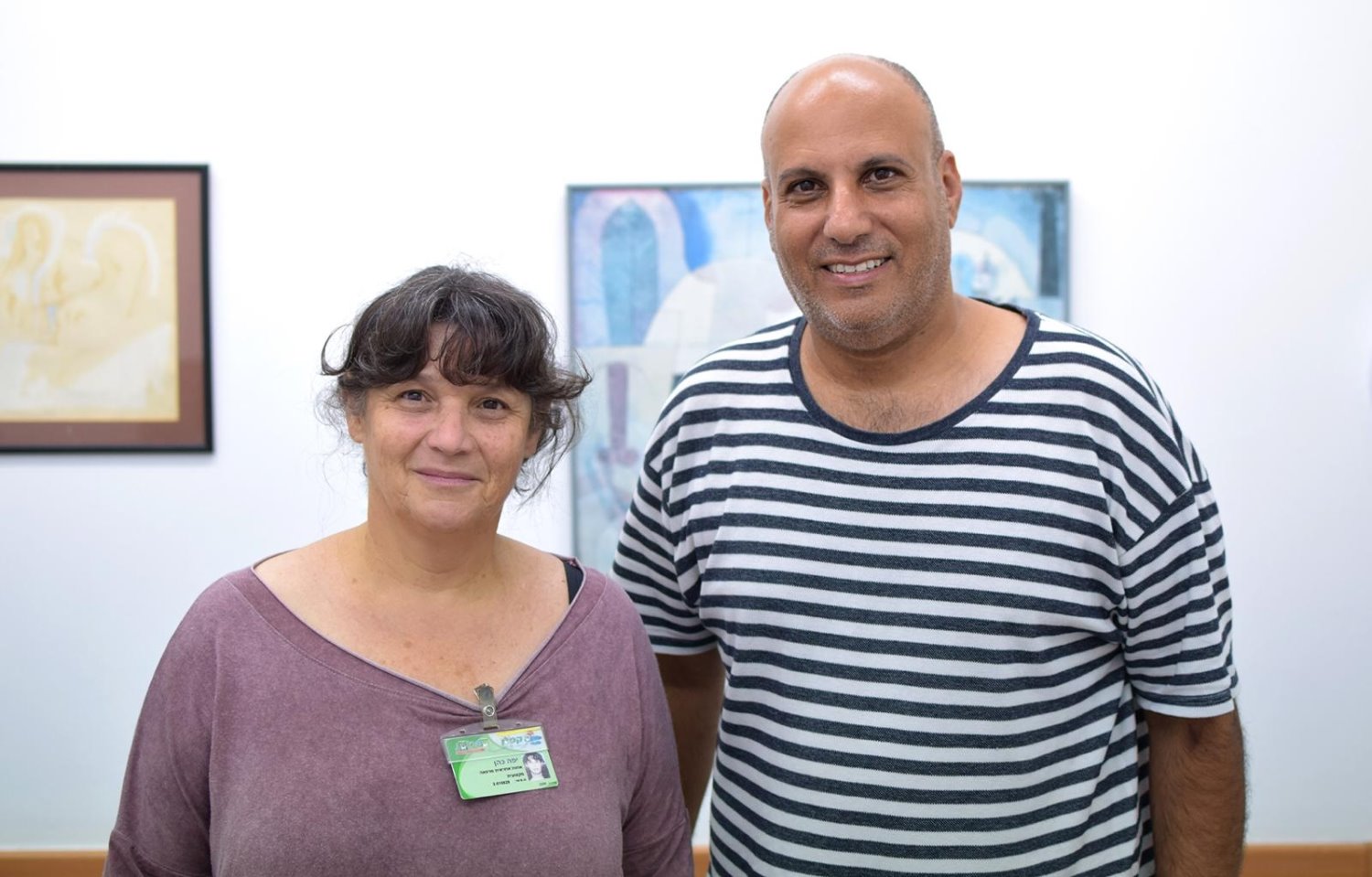 ד"ר דוד ישראלי ויפה כהן. צילום: גלעד שעבני