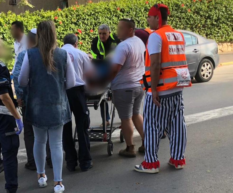 מזירת התאונה ביבנה - צילום: דוברות איחוד הצלה