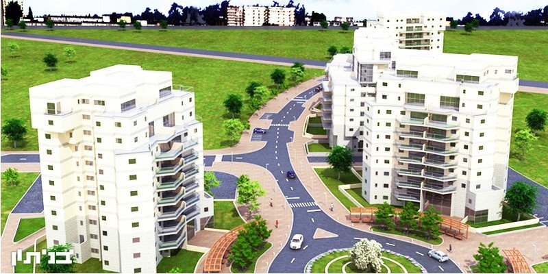 שכונה ירוקה. הדמיה