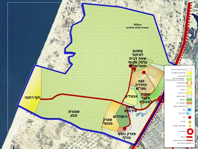 תכנית מערב יבנה. בעיגול אדום כהה - מחלף יבנה תכנית מערב יבנה. בעיגול אדום כהה - מחלף יבנה