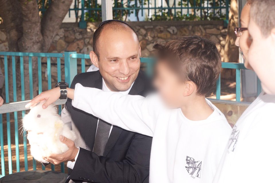 שר החינוך בביקורו האחרון בבית הספר(צילום חגי כהן)