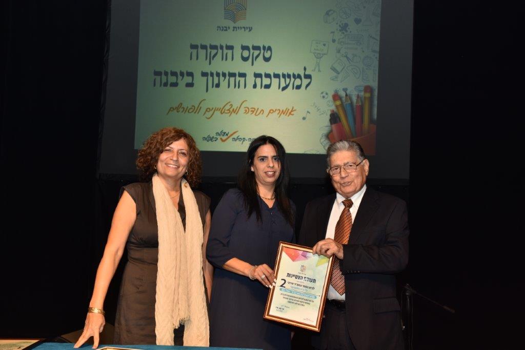 מקום שני בתחרות בית הספר הבריא-יחידני