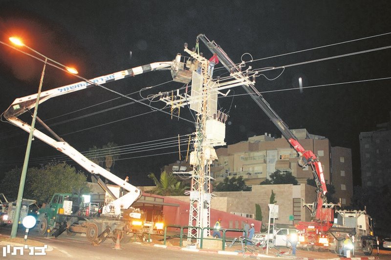 רשת חשמל תת קרקעית בעיר