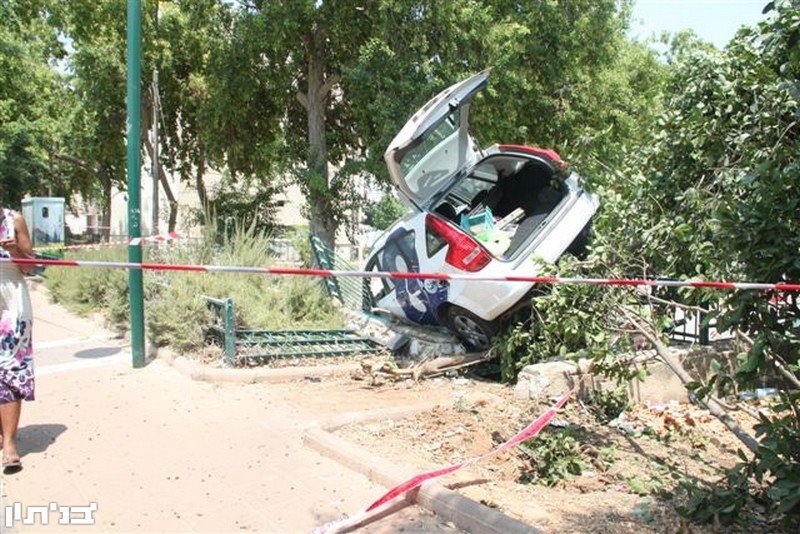 זירת התאונה