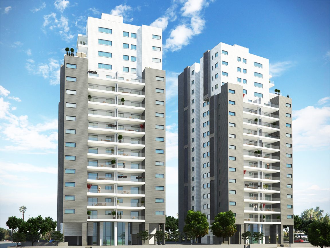 פרויקט ביבנה הירוקה של חברת דונה. הדמיה