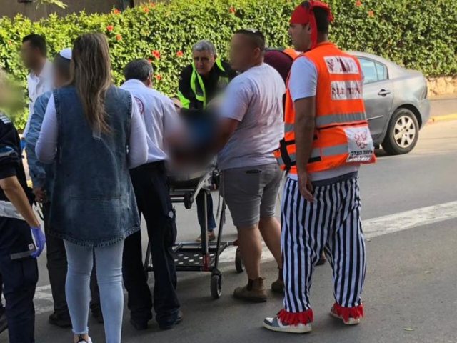 מזירת התאונה ביבנה - צילום: דוברות איחוד הצלה