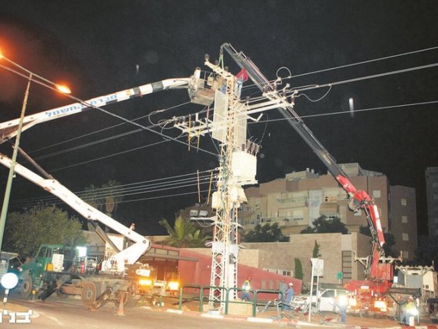 רשת חשמל תת קרקעית בעיר