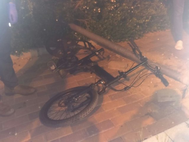 צילום מזירת התאונה