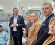 נשיא המדינה הרצוג ביקר הבוקר את הלוחם הפצוע מנס ציונה, דור אלמוג, בביה״ח סורוקה.