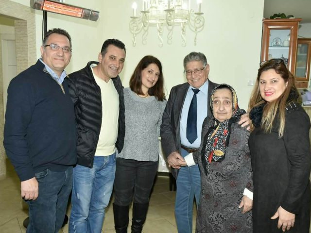 משפחת פרץ עם צבי גוב ארי