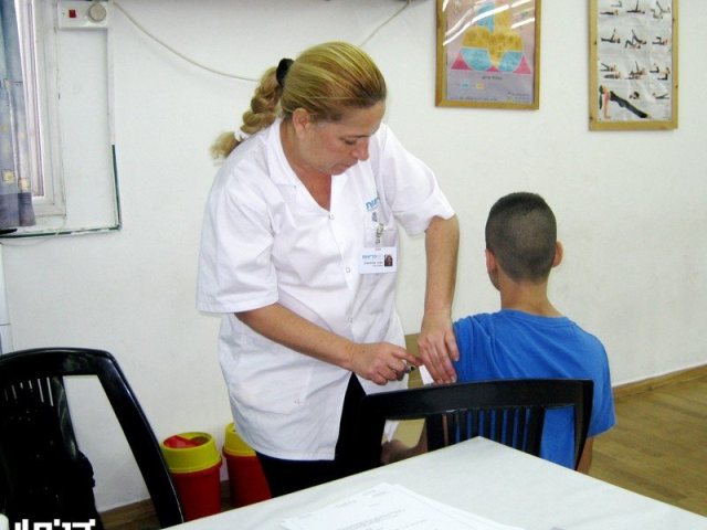 חיסון התלמידים בתיכון "האורן"