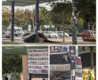 בפעם השנייה תוך חודש: שוב שלטי חטופים הושחתו בב"ש, מי אחראי לכך?