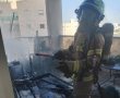 שריפה פרצה במרפסת דירה באשדוד, לוחמי האש הוזנקו (וידאו)