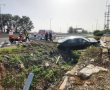 פצוע קל בתאונה בכביש 42 סמוך לנס ציונה. איחוד הצלה העניק סיוע ראשוני. 