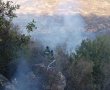 השריפה בנטף: לוחמי האש הצליחו להדוף את האש 