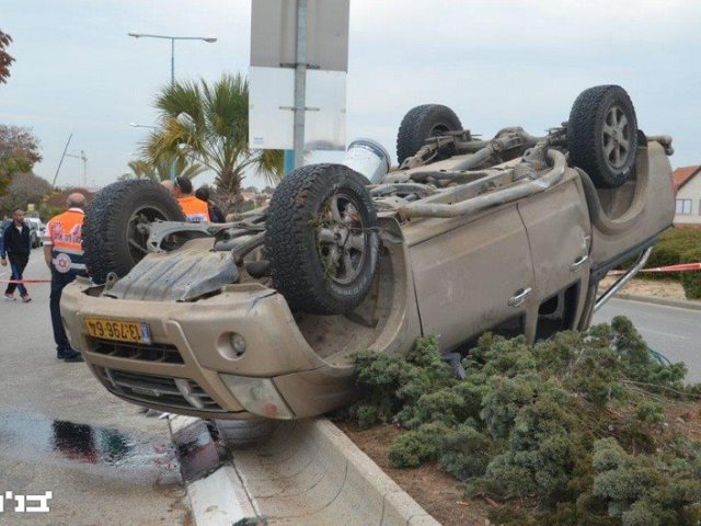 צילומים ממקום התאונה: דוד מטודי